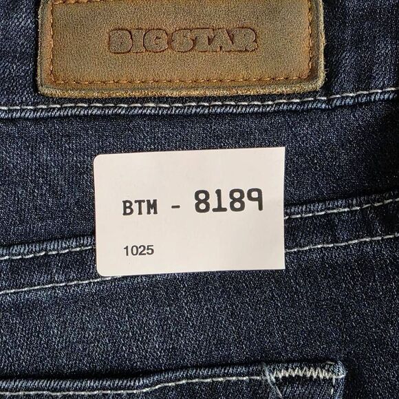 Big Star Desi Skinny Jeans 30R Dark Wash Stretch Denim - Picture 12 of 12